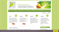Desktop Screenshot of nutri-science.de